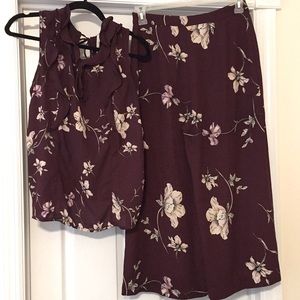 Lauren Conrad two piece pant set